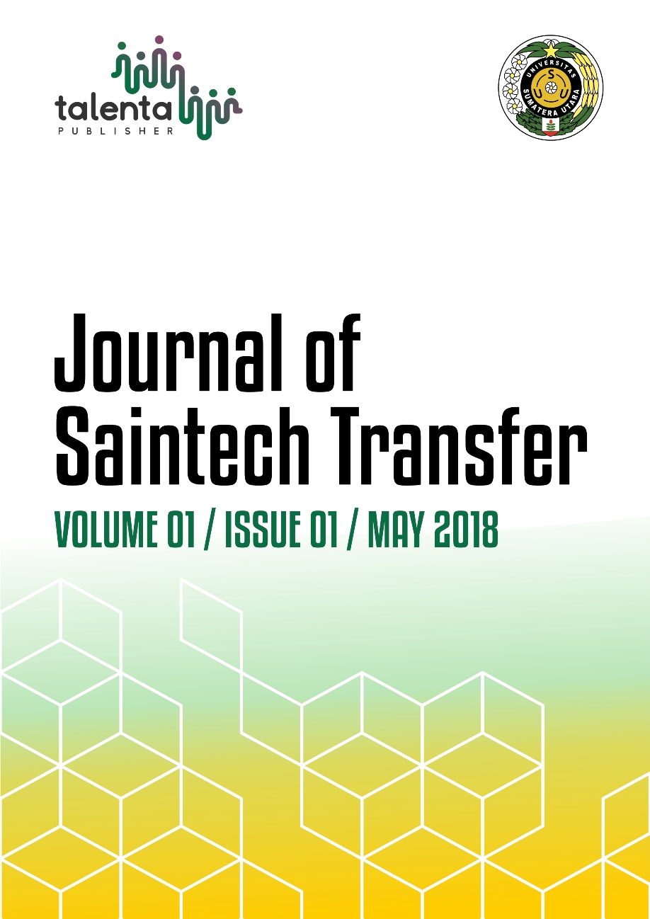 Journal of Saintech Transfer Volume 01 Issue 01