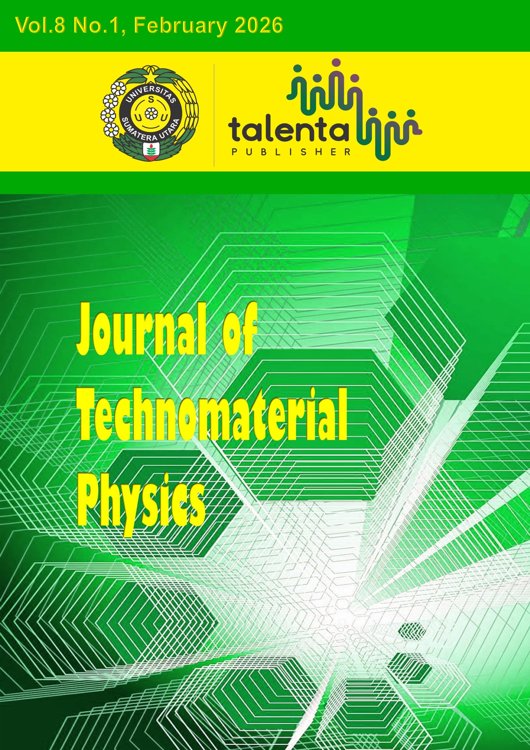					View Vol. 8 No. 1 (2026): Journal of Technomaterial Physics
				