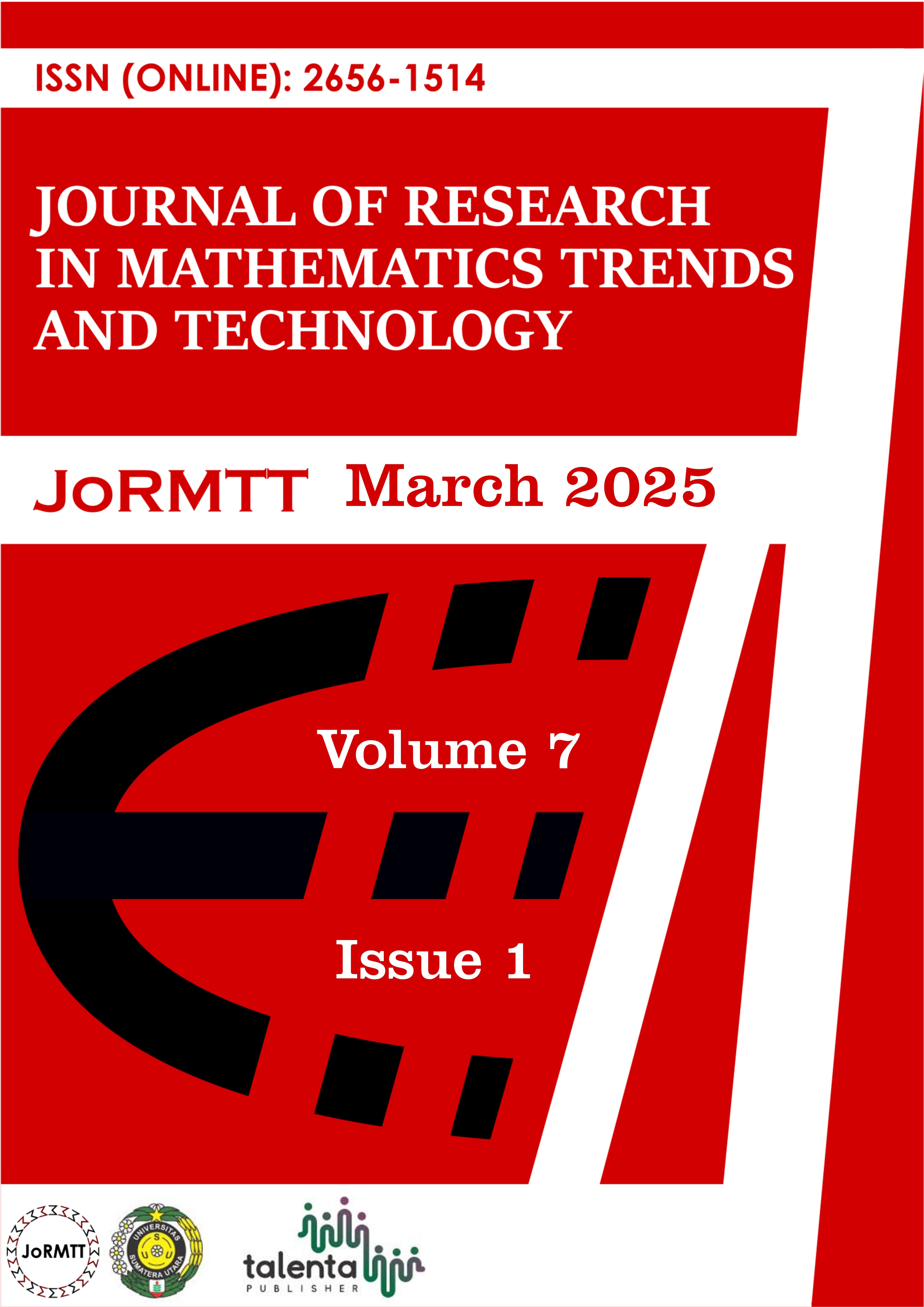 View Vol. 7 No. 1 (2025): Journal of Research in Mathematics Trends and Technology (JoRMTT)