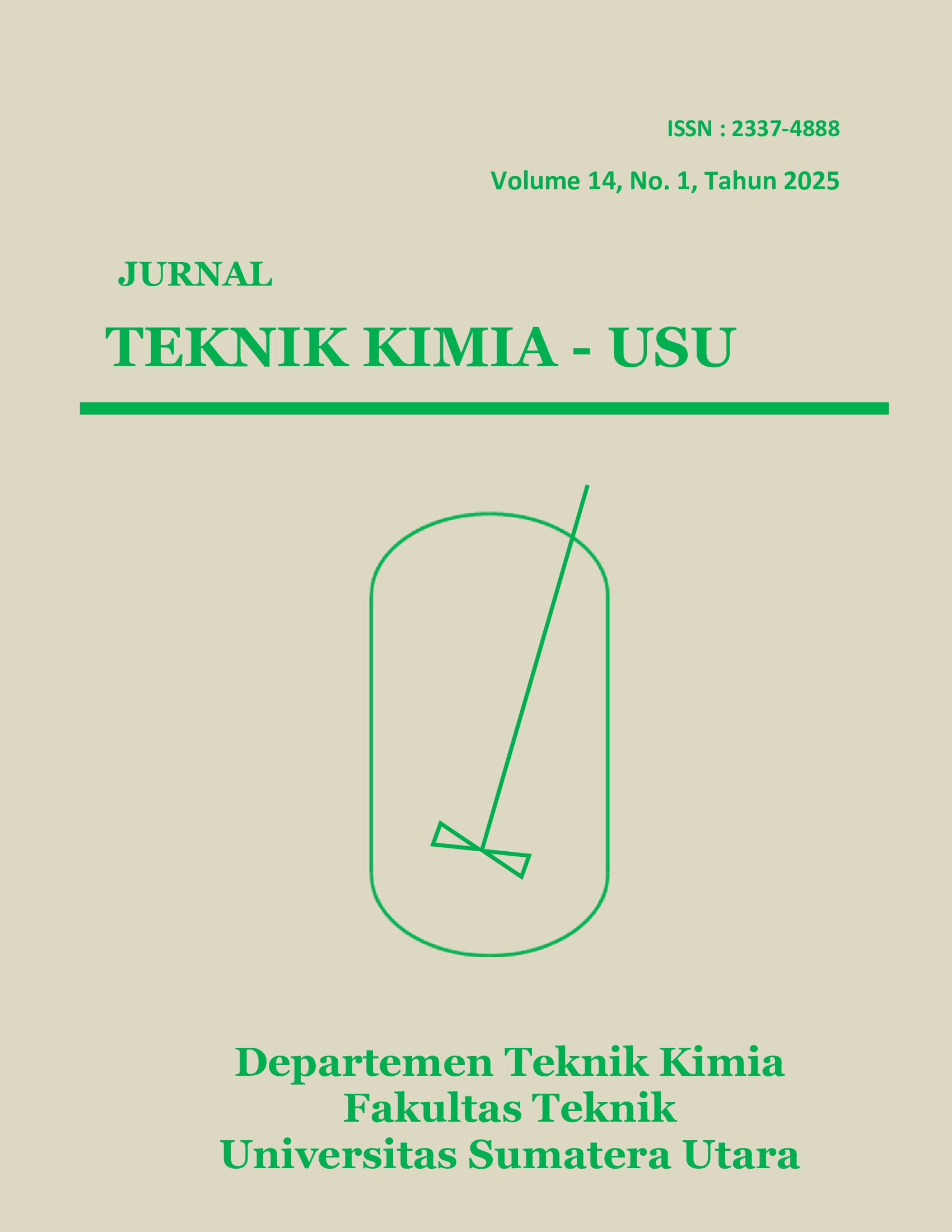View Vol. 14 No. 1 (2025): Jurnal Teknik Kimia USU