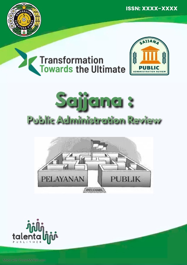 					View Vol. 3 No. 02 (2025): SAJJANA: Public Administration Review
				