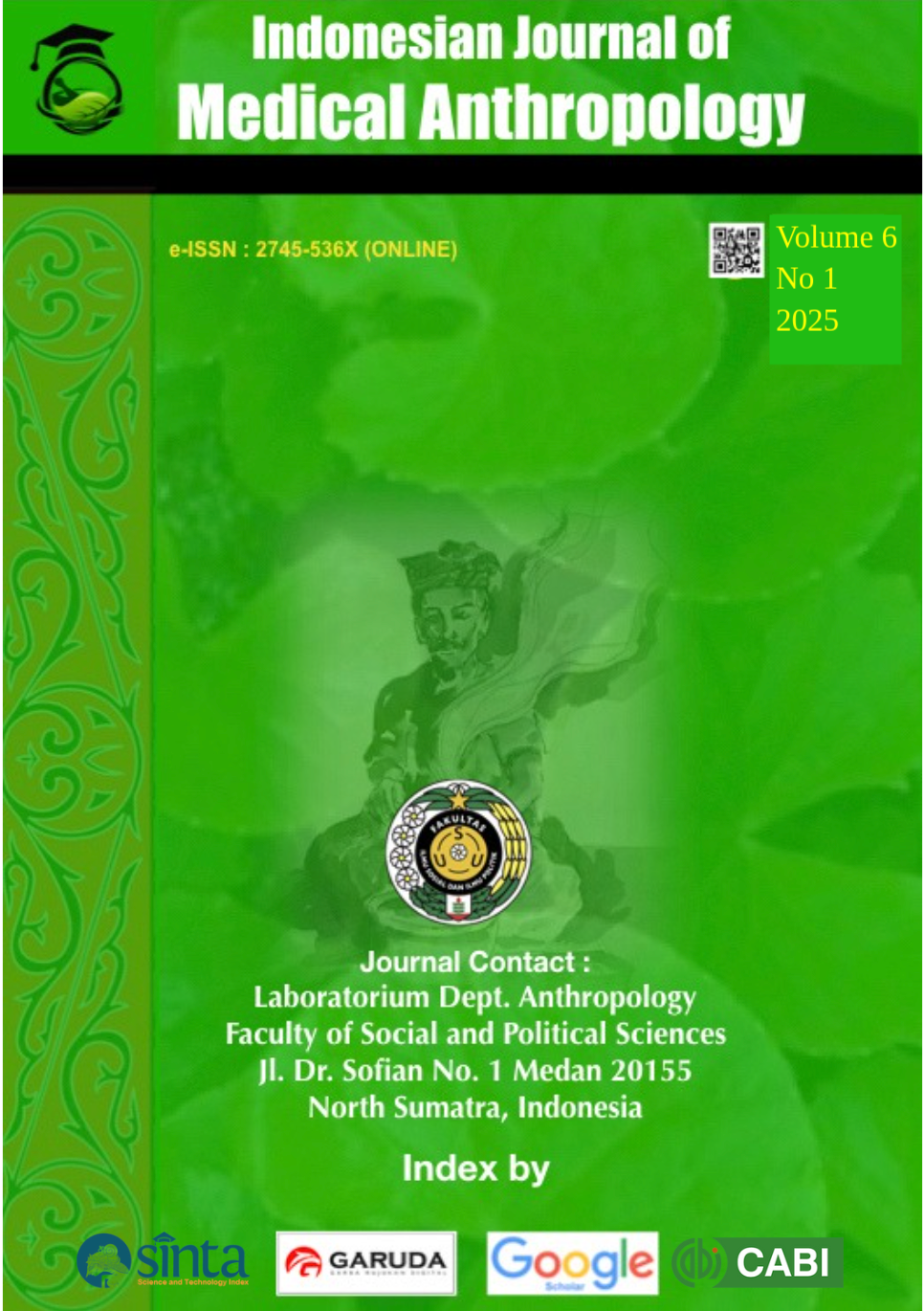 					View Vol. 6 No. 1 (2025): Indonesian Journal of Medical Anthropology
				