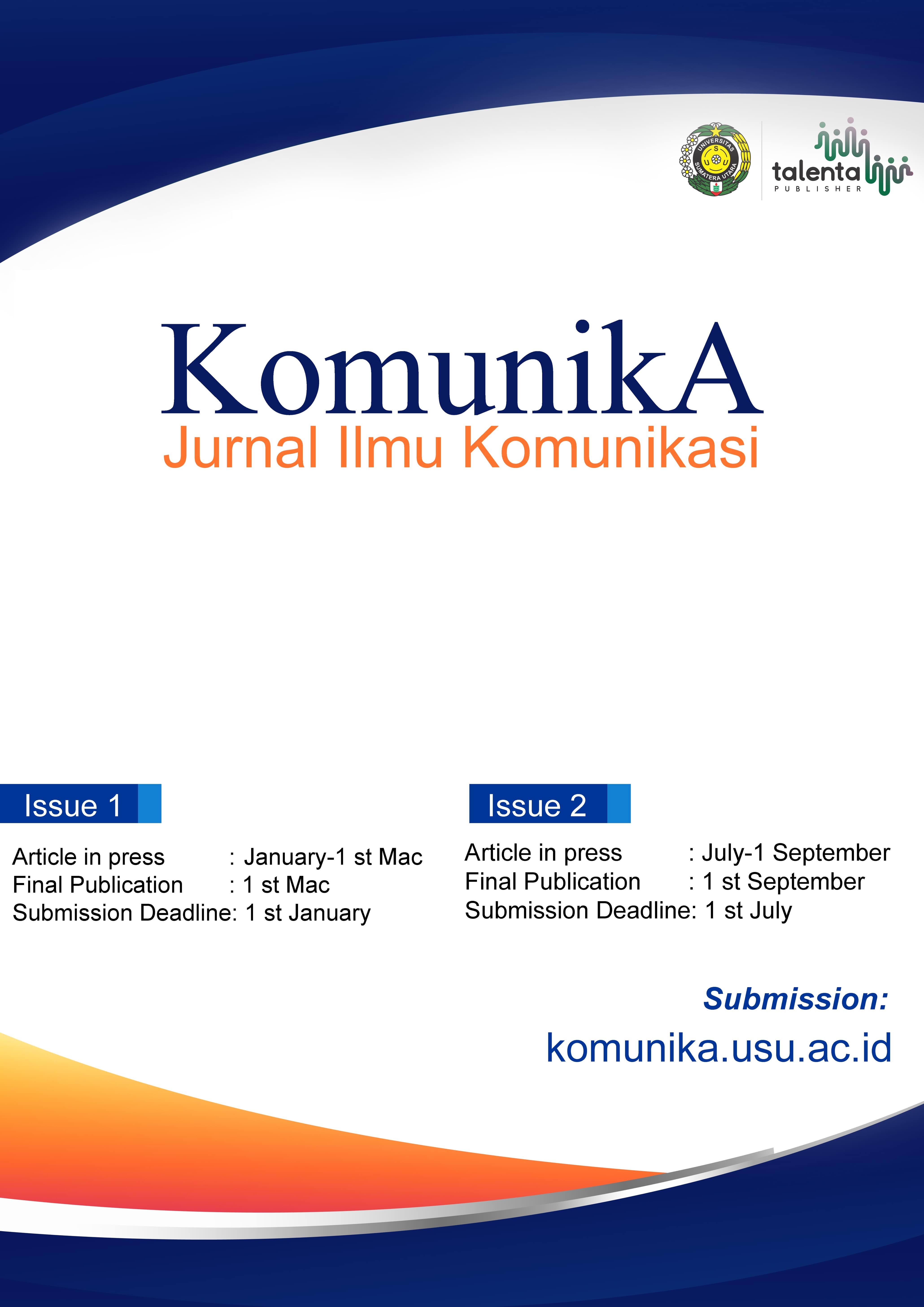 					View Vol. 22 No. 01 (2026): Interpersonal Communication, Disaster Mitigation Communication and Mass Communication
				