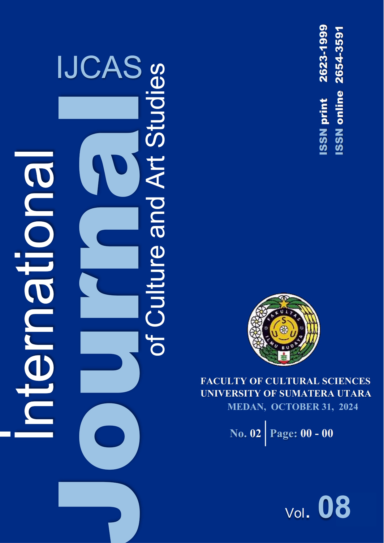 View Vol. 8 No. 2 (2024): International Journal of Culture and Art Studies (IJCAS)