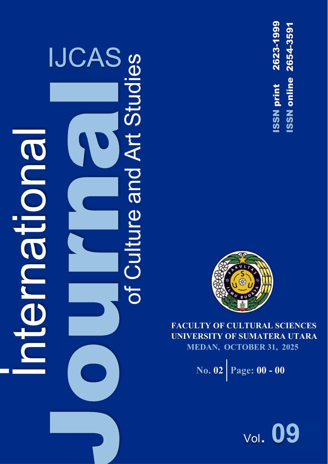 					View Vol. 9 No. 2 (2025): International Journal of Culture and Art Studies (IJCAS)
				