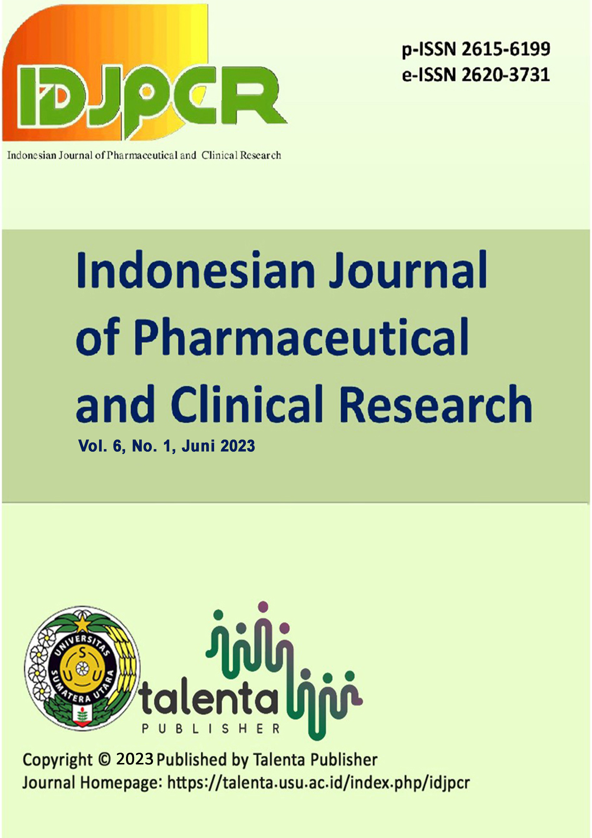  View Vol. 9 No. 01 (2026): Indonesian Journal of Pharmaceutical and Clinical Research  